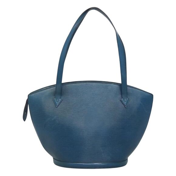 LOUIS VUITTON Epi Saint Jacques Shopping Shoulder Bag Blue M52275 - Picture 3 of 12